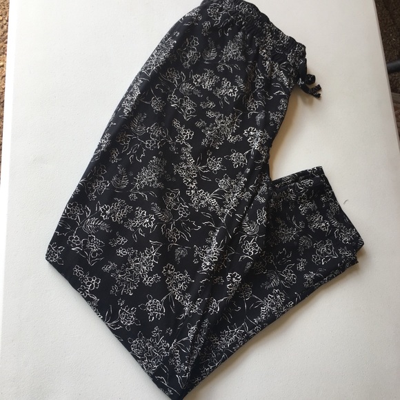 J. Jill Drawstring Pants Size L Tall 100% Rayon - Picture 8 of 8